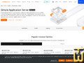 screenshot of SAS 2vCPU 1GiB New User Monthly from alibabacloud.com