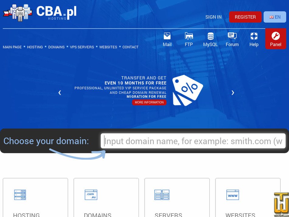 cba.pl zrzut ekranu