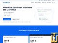Bildschirmfoto von SSL-Lite von checkdomain.de