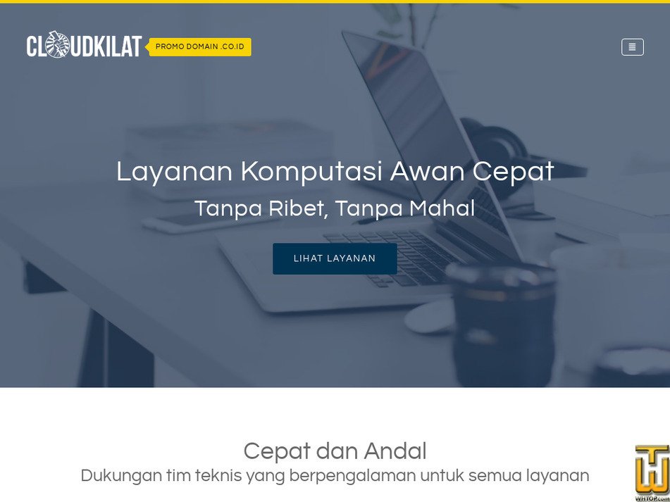 cloudkilat.com foto layar