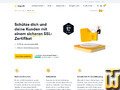 Bildschirmfoto von LOGIN SSL von dogado.de