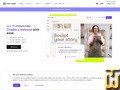 screenshot of Premium Website Builder from hostinger.com