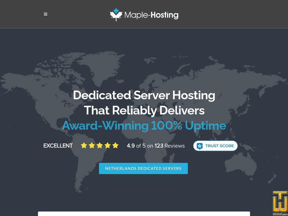 maple-hosting.com screenshot