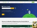 screenshot of .COM from planethoster.com