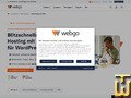 Bildschirmfoto von NVMe CMS Business von webgo.de