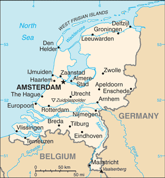 NL country map